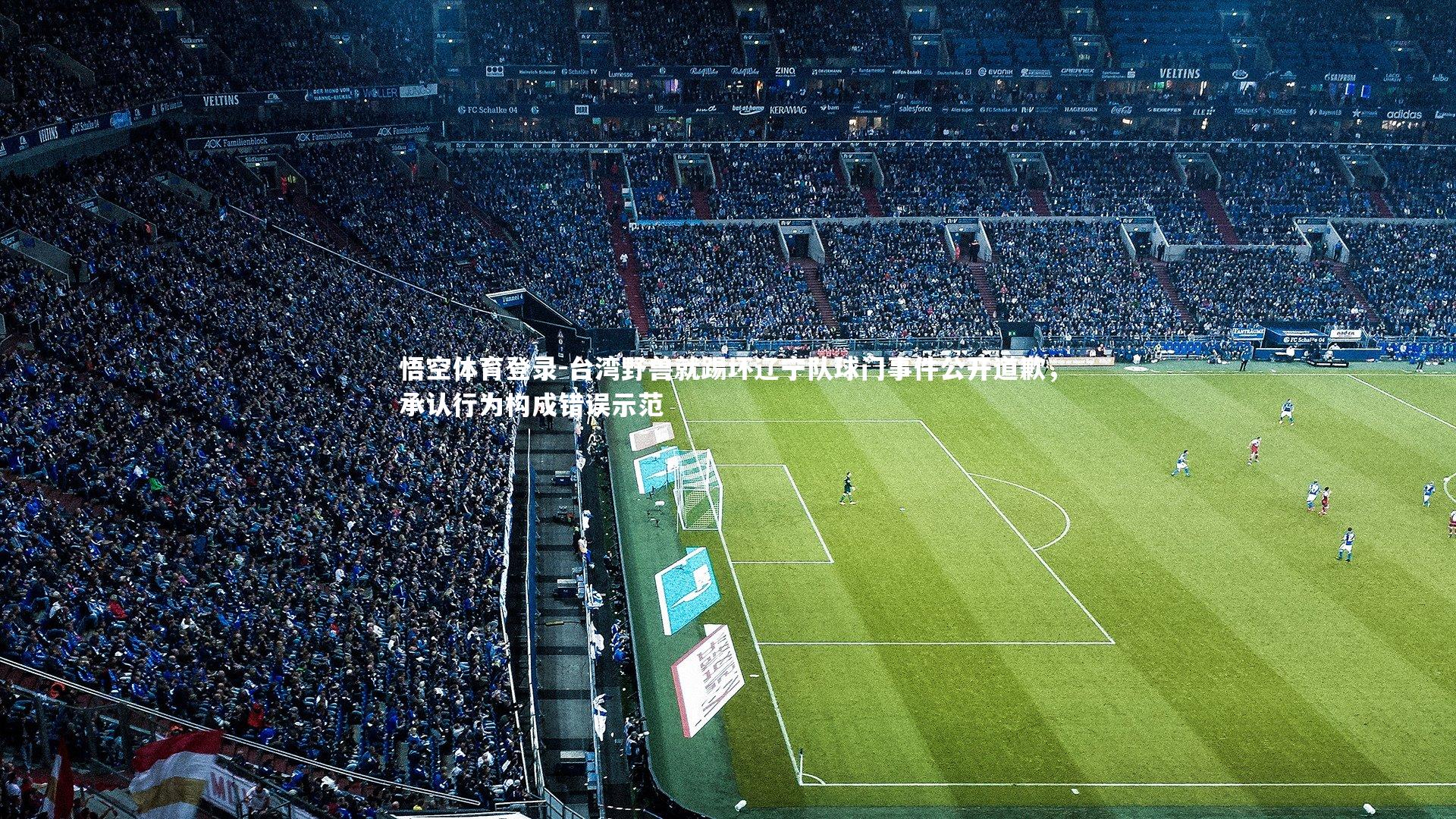 台湾野兽就踢坏辽宁队球门事件公开道歉,承认行为构成错误示范