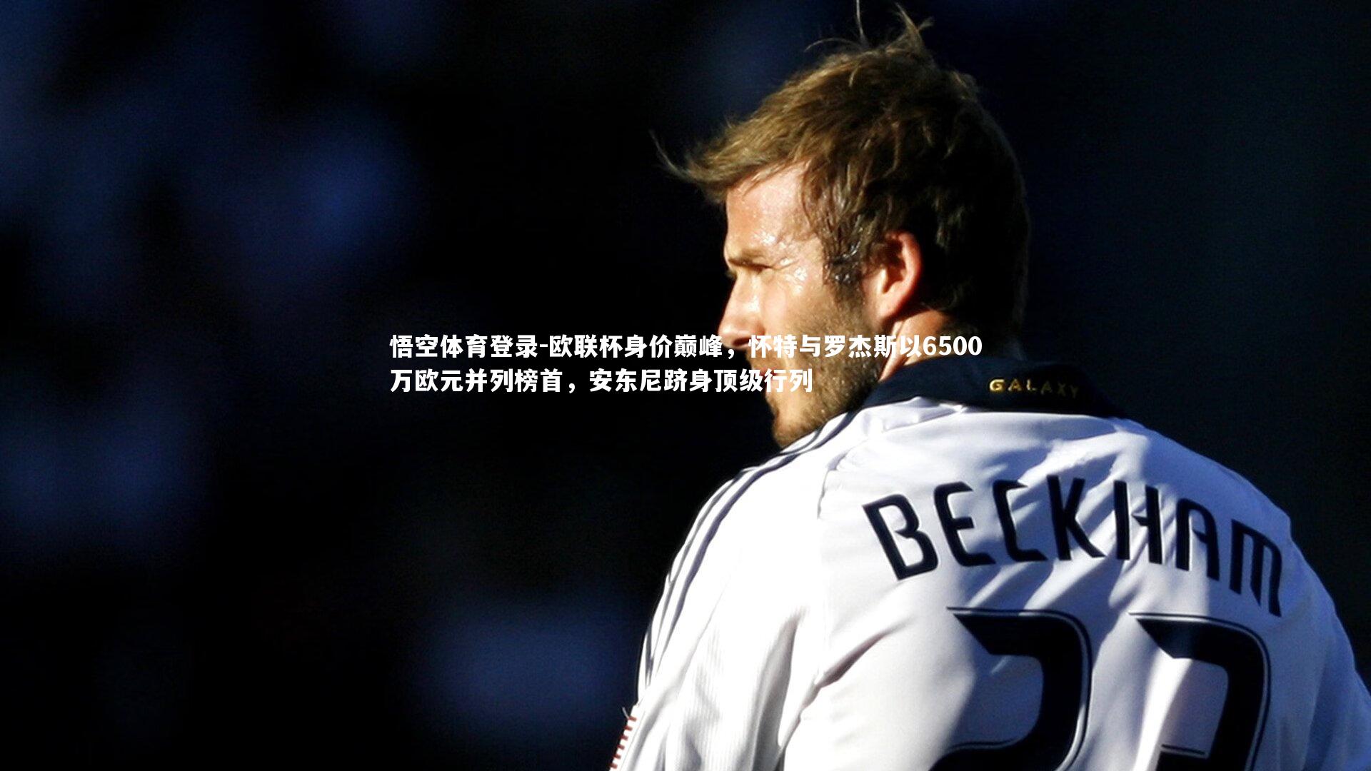 悟空体育登录-欧联杯身价巅峰，怀特与罗杰斯以6500万欧元并列榜首，安东尼跻身顶级行列