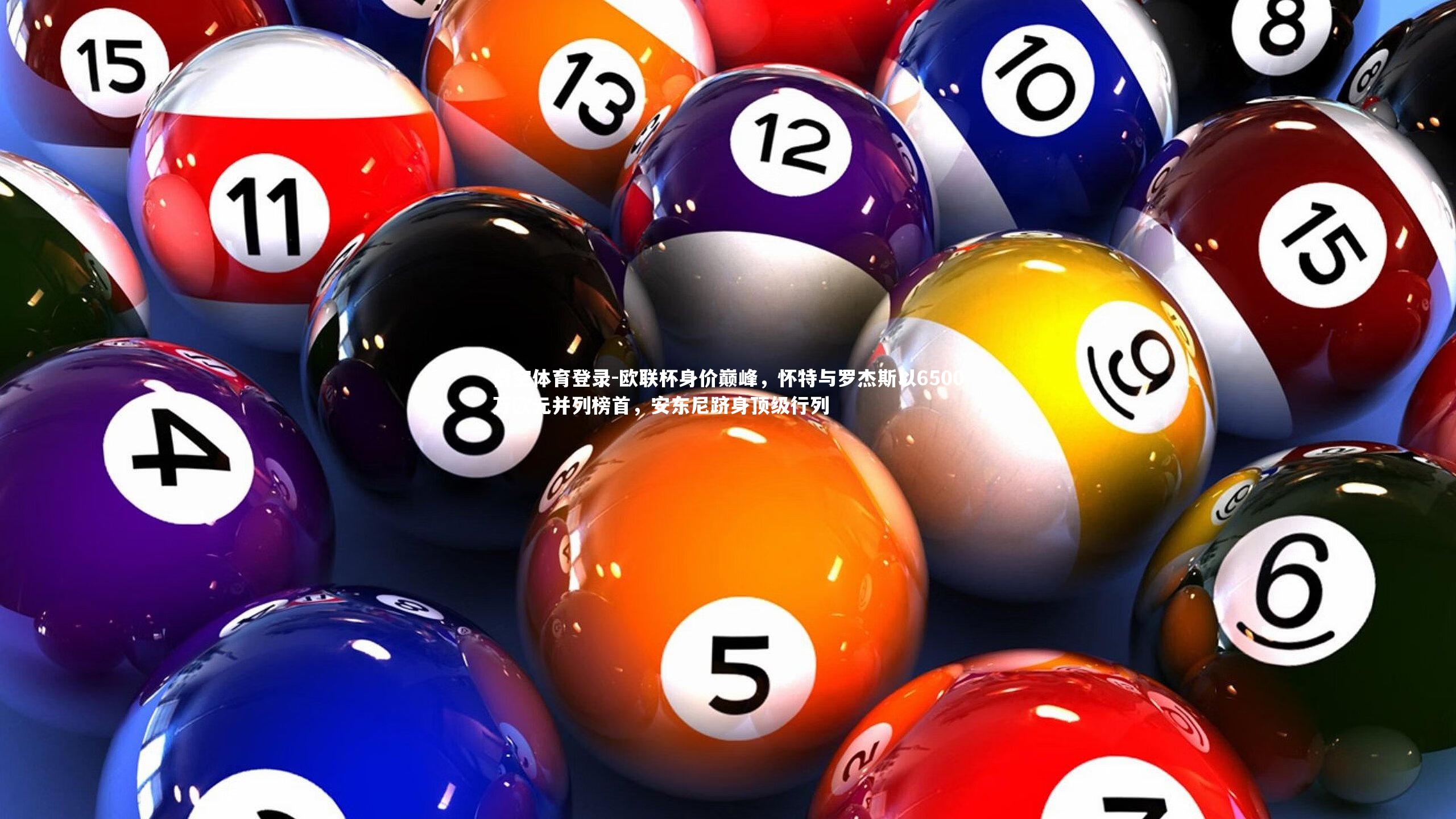 欧联杯身价巅峰，怀特与罗杰斯以6500万欧元并列榜首，安东尼跻身顶级行列